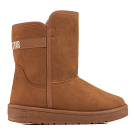 Női barna magas havas csizma Big Star KK274616