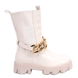 BM High Chelsea csizma Parade Beige bézs
