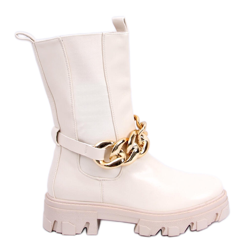 BM High Chelsea csizma Parade Beige bézs