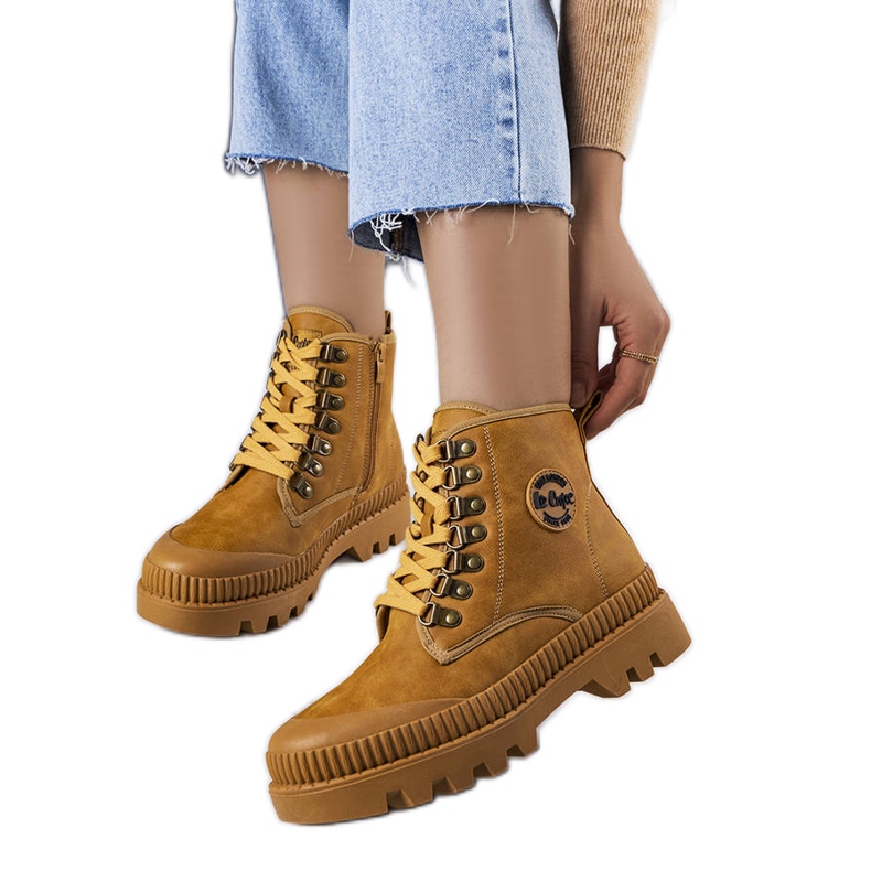 Camel szigetelt csizma LCJ-22-44-1339L Lee Cooper bézs Camel szigetelt csizma LCJ-22-44-1339L Lee Cooper bézs