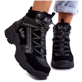 Női túracipő Trappers Lee Cooper LCJ-22-31-1441 fekete Női túracipő Trappers Lee Cooper LCJ-22-31-1441 fekete