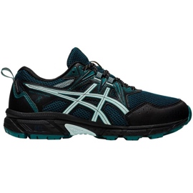 Asics Gel Venture 8 Waterproof W 1012A707 004 futócipő fekete zöld Asics Gel Venture 8 Waterproof W 1012A707 004 futócipő fekete zöld