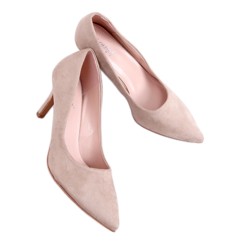 PA1 Klasszikus női Eurielle Khaki tűsarkú bézs