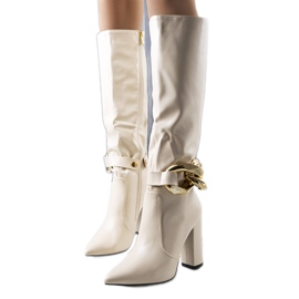 PA1 Elena bézs csizma