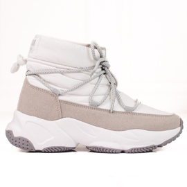 Női fehér hócsizma Big Star KK274272 bézs