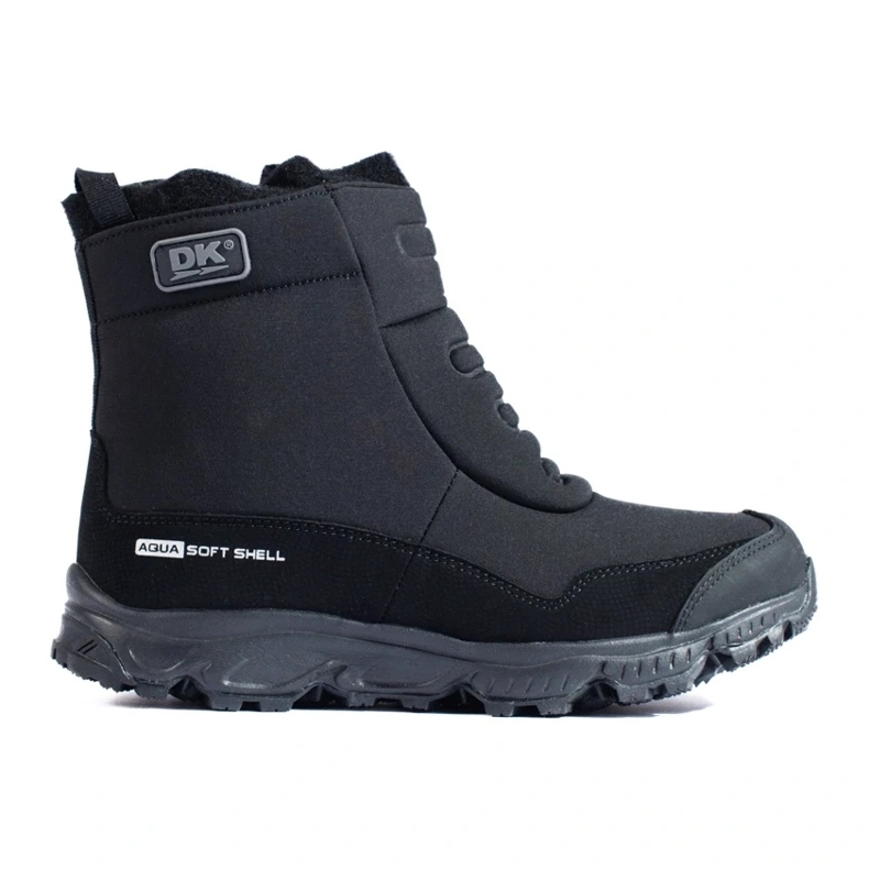 Női trekking cipő DK cipzárral fekete