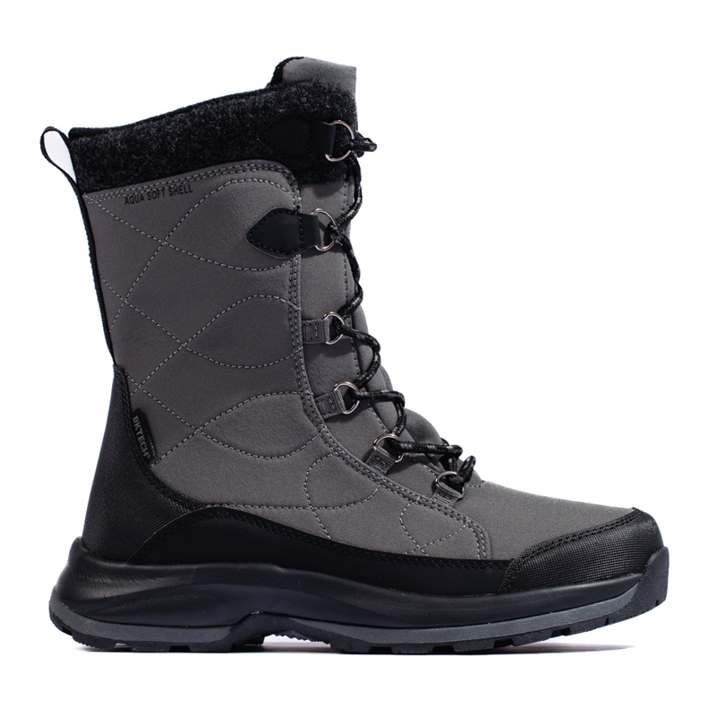 Női fűzős túracipő DK vízálló szürke