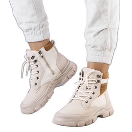 BM Fordla bézs színű hőszigetelt csizma