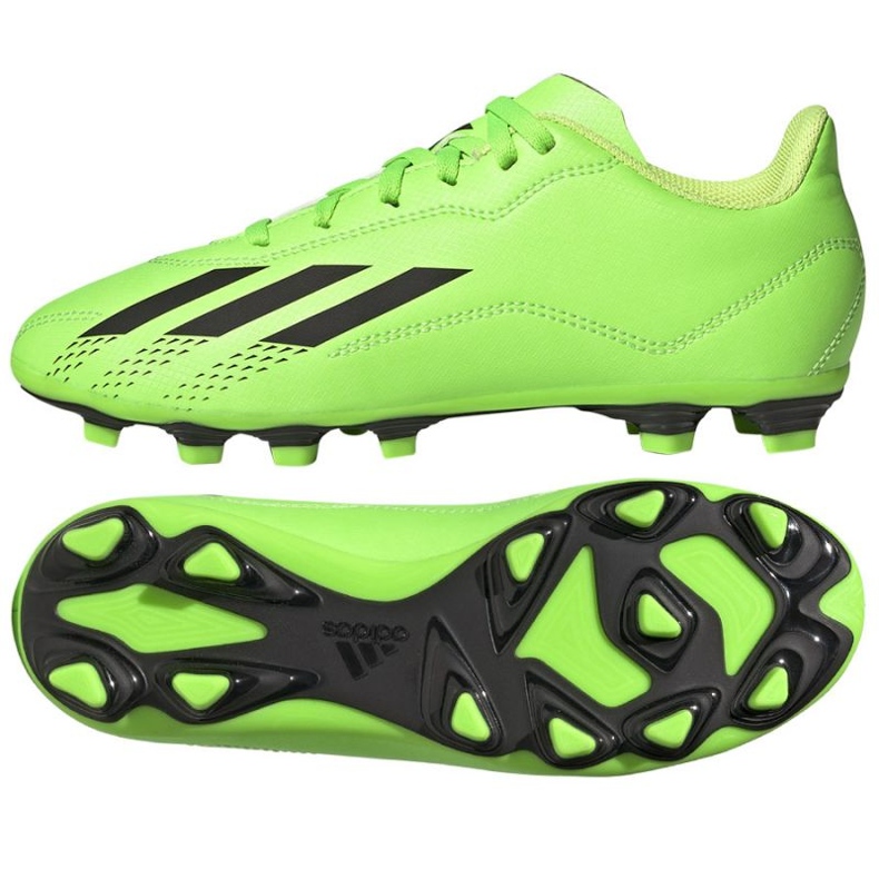 Adidas X Speedportal.4 FxG Jr GW8497 futballcipő zöld zöld