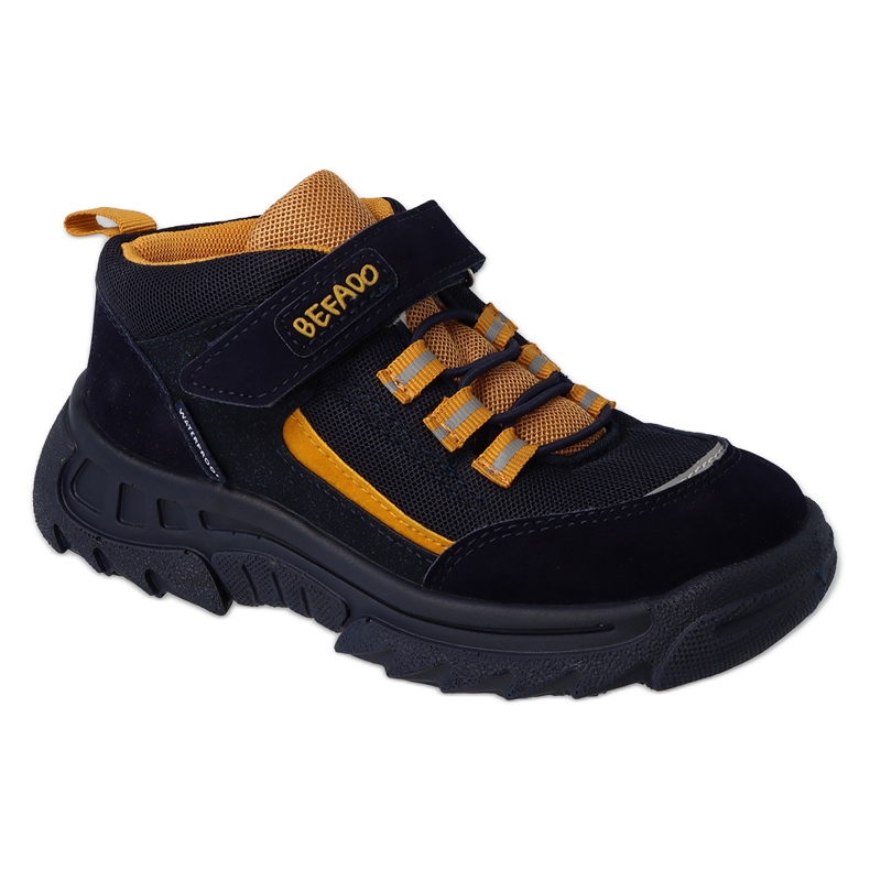 Vízálló gyermekek trekking Befado 515x003 Navy Blue kék