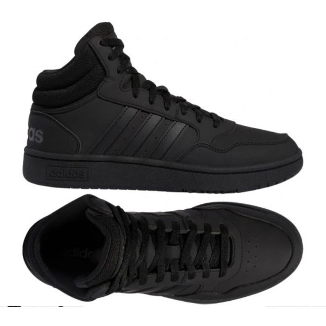 Adidas Hoops 3.0 Mid Wtr GW6421 cipő fekete