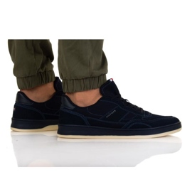 Tommy Hilfiger Retro Court Cupsole Seude Mix M FM0FM04169 DW5 kék