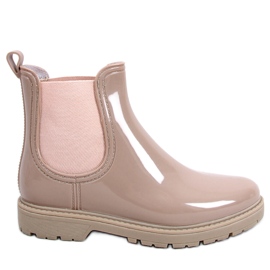 Női galós rövid Jodhpur csizma Essence Beige bézs