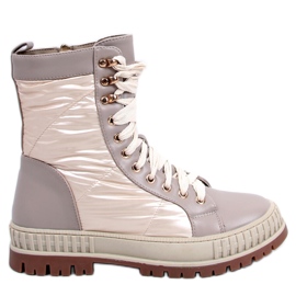 BM Aileen Beis fűzős tornacipő bézs