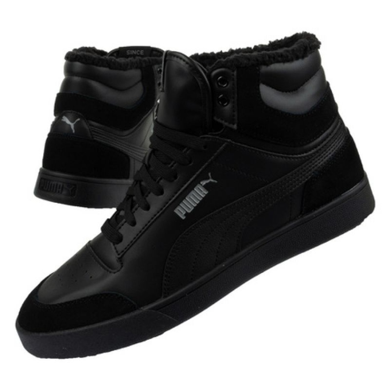 Puma Shuffle Mid téli cipő 387609 01 fekete