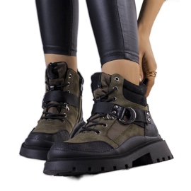 PA1 Zakira zöld szigetelt csizma fekete PA1 Zakira zöld szigetelt csizma fekete