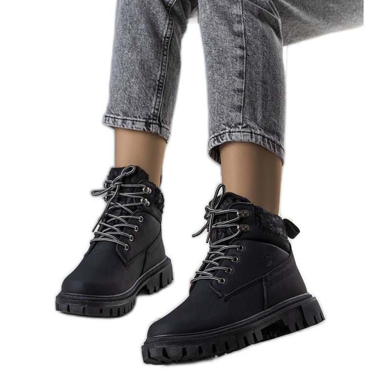 Didians női fekete túracipő