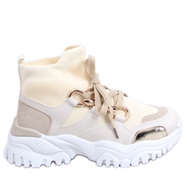 BM Watts Bézs zoknis edzőcipő