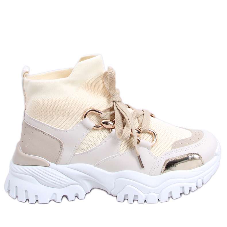 BM Watts Bézs zoknis edzőcipő