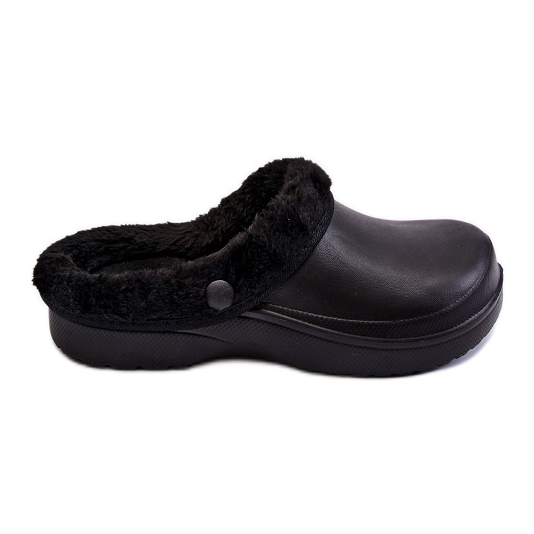 PM2 Női hab meleg papucs Crocs Black Cova fekete