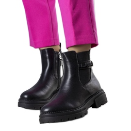 Fekete szigetelt csizma a Sanso cégtől