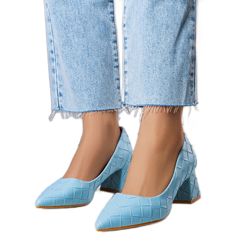 BM Kék sarkú pumpák a Migne-től BM Kék sarkú pumpák a Migne-től