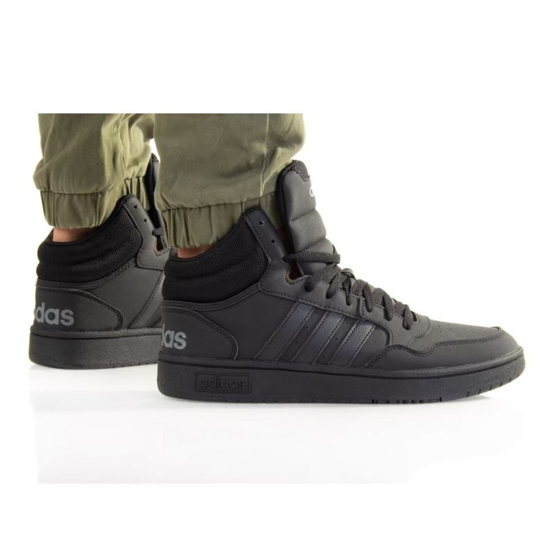 Adidas Hoops 3.0 Mid GV6683 cipő fekete