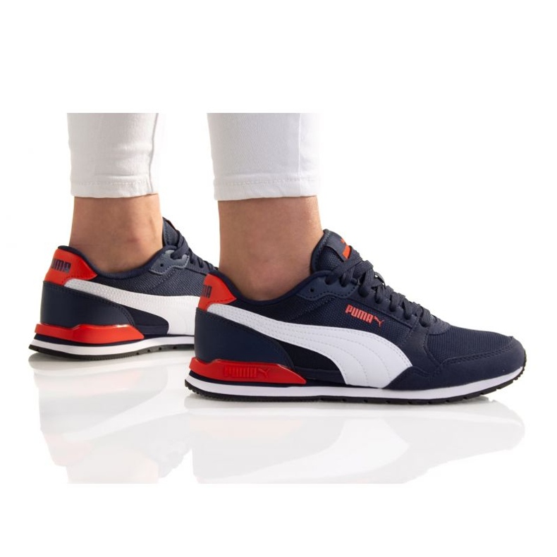 Puma St Runner V3 hálós cipő 38551009 kék