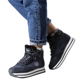 Sötétkék csizma LCJ-22-31-1450L Lee Cooper Sötétkék csizma LCJ-22-31-1450L Lee Cooper