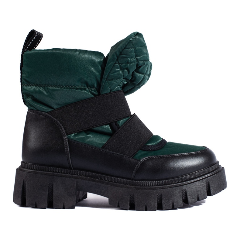 Shelovet zöld és fekete női hócsizma