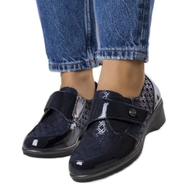 BM Drancy sötétkék brogues BM Drancy sötétkék brogues