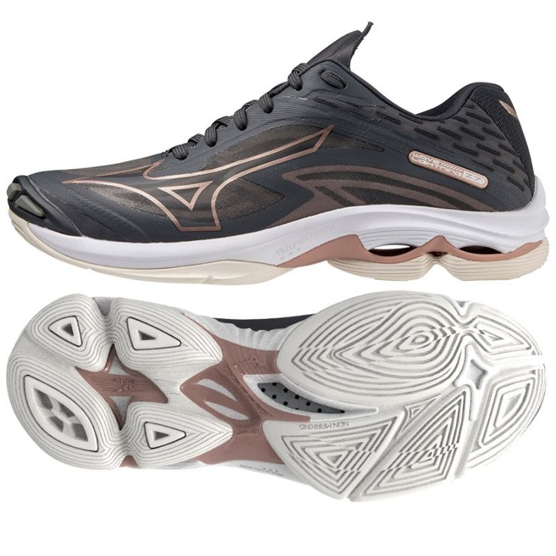 Mizuno Wave Lightning Z7 W V1GC220035 röplabda cipő fekete fekete