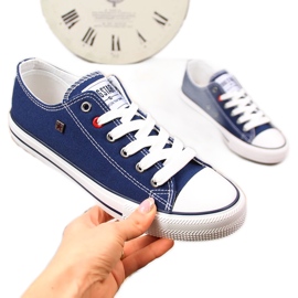 Sötétkék fél tornacipő Big Star T274021