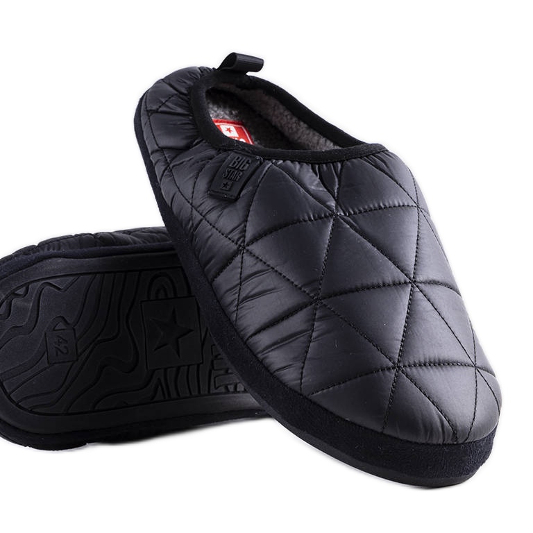 Big Star fekete szigetelt papucs KK174365