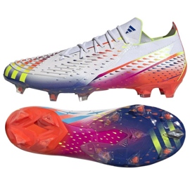 Adidas Predator Edge.1 L Fg M GW1022 focicipő fehér, kevert szín fehér