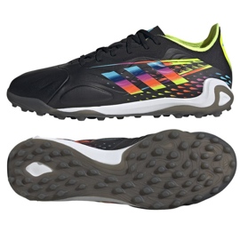 Adidas Copa Sense.1 Tf M HR1853 futballcipő fekete fekete Adidas Copa Sense.1 Tf M HR1853 futballcipő fekete fekete