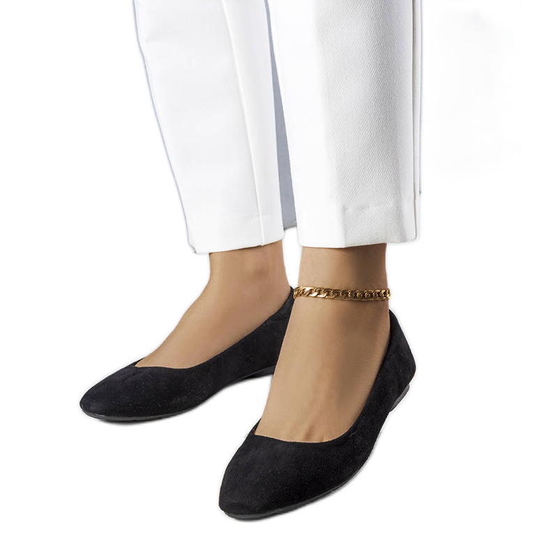 Fekete velúr balerinák a Julestól Fekete velúr balerinák a Julestól