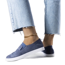 PA1 Kék öko-velúr tornacipő a Jamaltól PA1 Kék öko-velúr tornacipő a Jamaltól