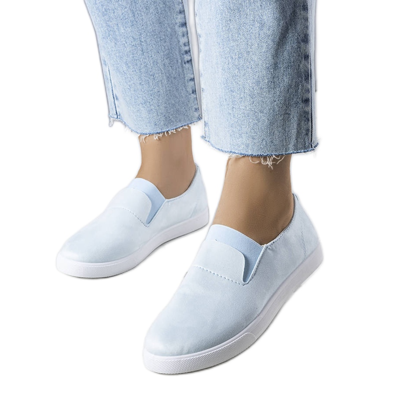 PA1 Kék öko-velúr tornacipő a Jamaltól