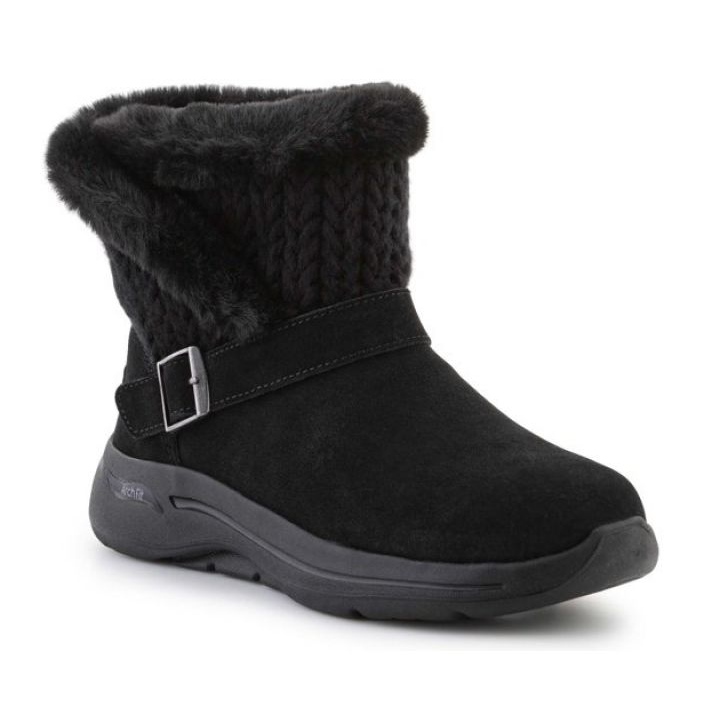 Skechers Go Walk Arch Fit Boot True Embrace 144422-BBK fekete