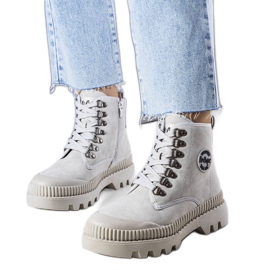 Szürke szigetelt csizma LCJ-22-44-1340L Lee Cooper Szürke szigetelt csizma LCJ-22-44-1340L Lee Cooper