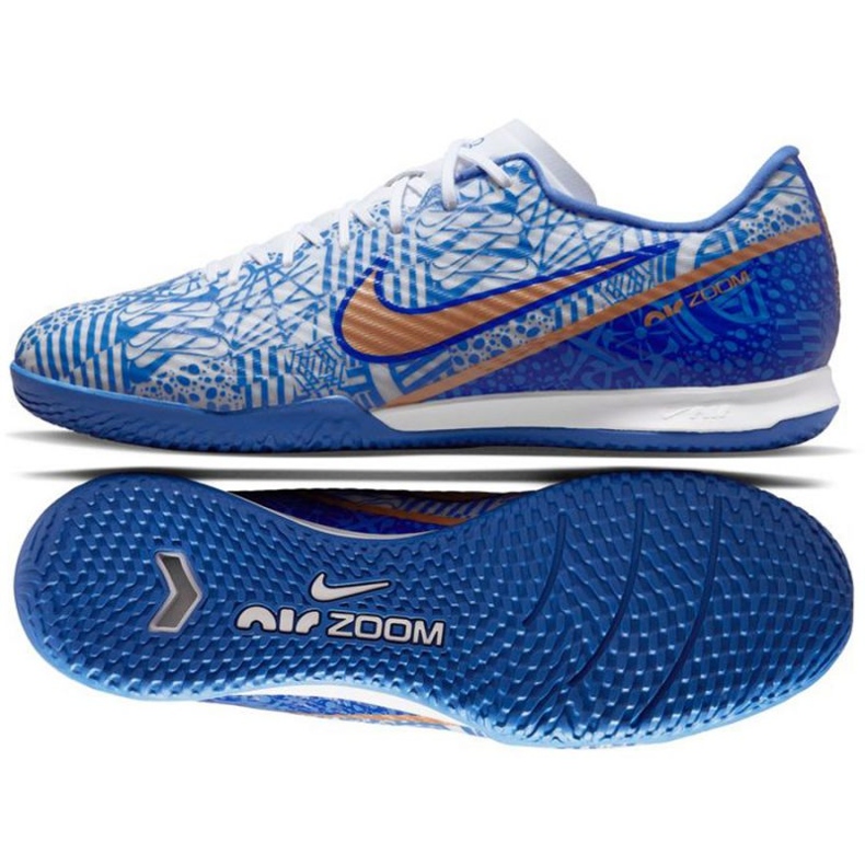 Nike Zoom Mercurial Vapor 15 Academy CR7 Ic M DQ5313 182 futballcipő kék kék Nike Zoom Mercurial Vapor 15 Academy CR7 Ic M DQ5313 182 futballcipő kék kék