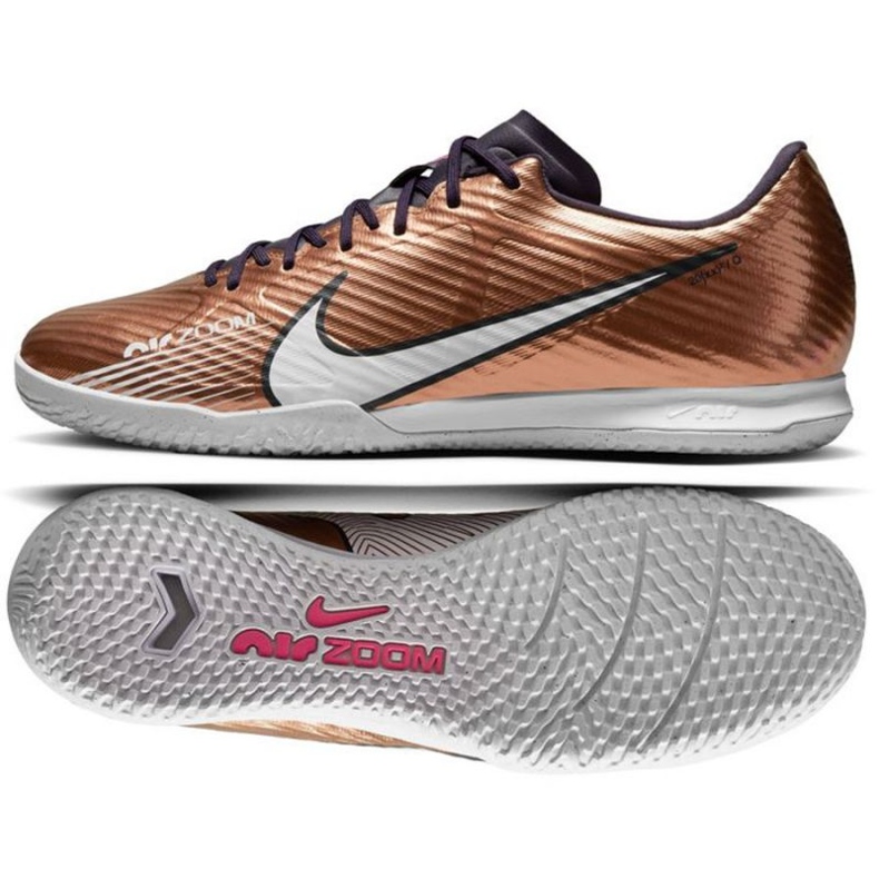 Nike Zoom Mercurial Vapor 15 Academy Qatar Ic M DR5947 810 futballcipő aranysárga aranysárga