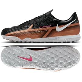 Nike Phantom GT2 Club Qatar Tf M DR5970 810 futballcipő sokszínű fekete Nike Phantom GT2 Club Qatar Tf M DR5970 810 futballcipő sokszínű fekete