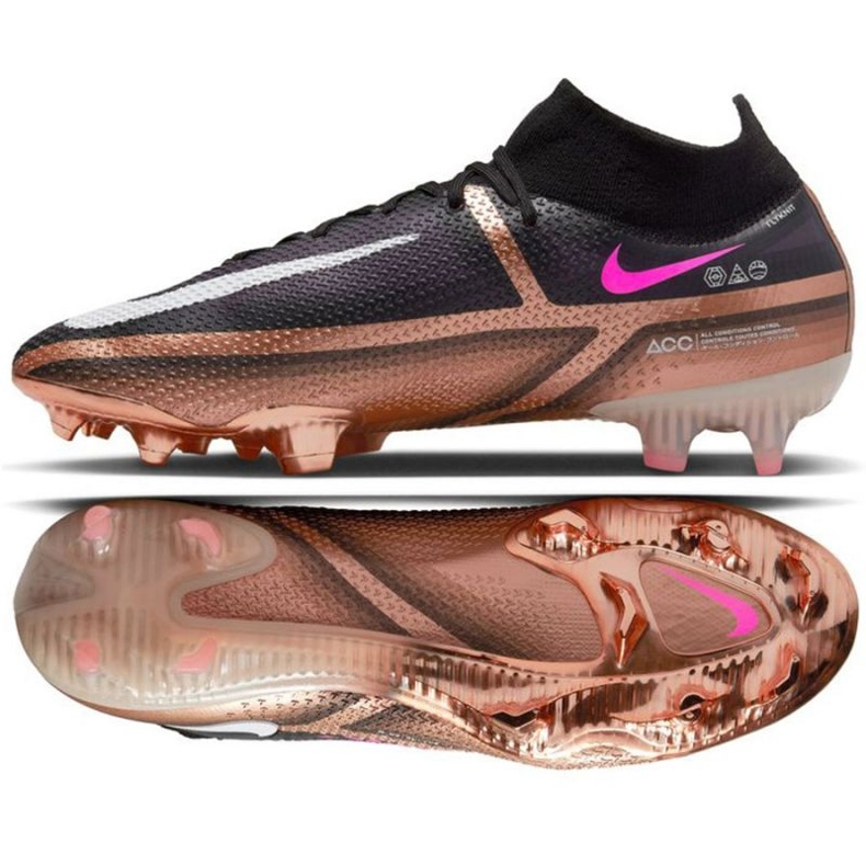 Futballcipő Nike Phantom GT2 Elite Qatar Dynamic Fit Fg M DR5955 810 barna fekete
