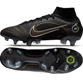 Nike Mercurial Superfly 8 Elite SG-Pro Ac M DJ2840 007 futballcipő fekete fekete Nike Mercurial Superfly 8 Elite SG-Pro Ac M DJ2840 007 futballcipő fekete fekete