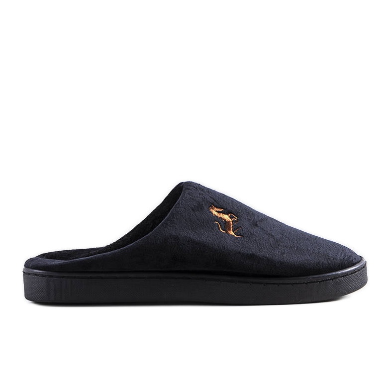 Presse fekete férfi papucs