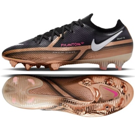 Nike Phantom GT2 Elite Qatar Fg M DR5954 810 futballcipő barna fekete bézs és barna