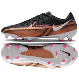 Futballcipő Nike Phantom GT2 Academy Qatar Dynamic Fit FG/MG M DR5961 810 barna fekete bézs és barna