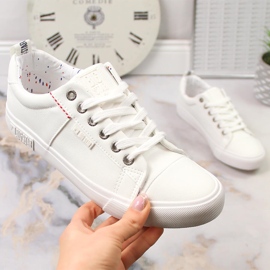 Fehér, alacsony szárú tornacipő Big Star KK274005 Fehér, alacsony szárú tornacipő Big Star KK274005